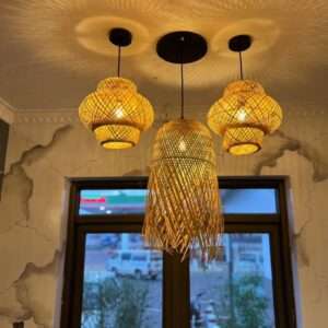 Beautiful handcrafted home accessory adding warmth and texture to any space Bamboo lamps