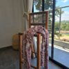 Barstool Blanket Set Statement African décor accent ideal for restaurants, lodges, and resort interiors
