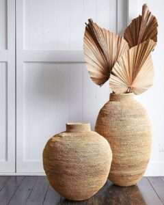Buhera decor baskets 58cm Artisan-crafted decorative accessory designed for functional and aesthetic appeal