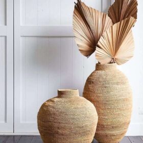 Buhera decor baskets 60cm Artisan-crafted decorative accessory designed for functional and aesthetic appeal