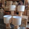 Table Lamps Authentic made-in-Africa decorative item perfect for living rooms and commercial spaces