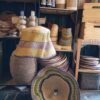 Handwoven ceiling lights Modern rustic décor element suitable for Airbnb, hotel, and home styling