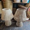 Handwoven uzi table lamp Beautiful handcrafted home accessory adding warmth and texture to any space