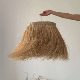 Malindi lampshades High-quality woven African décor piece for luxury and minimalist interiors