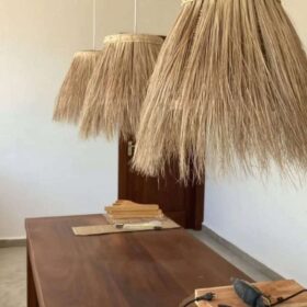 Malindi lampshades High-quality woven African décor piece for luxury and minimalist interiors