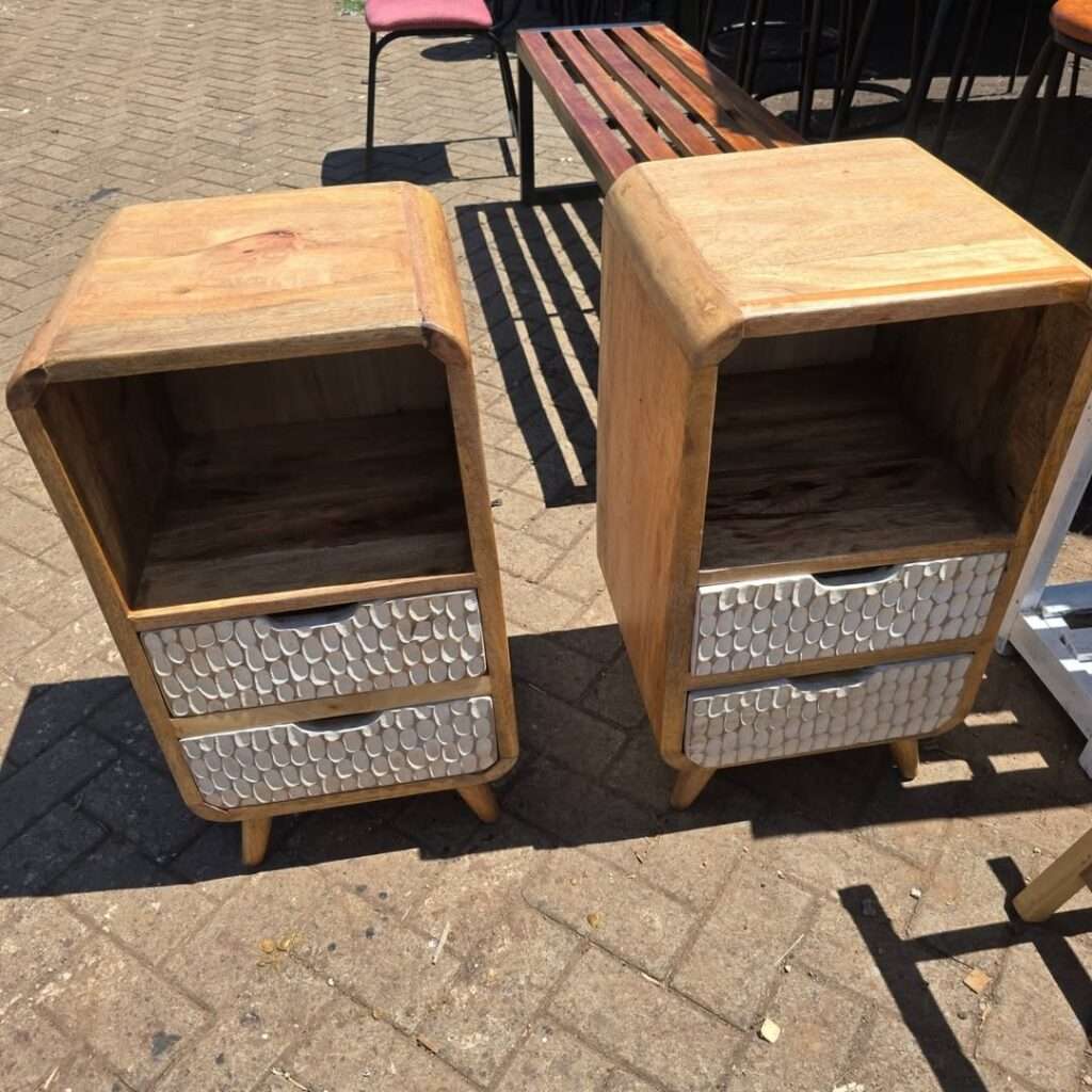 African bohemian décor table designed for stylish interior furniture Bedside-tables