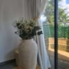 Handcrafted African bohemian home décor piece designed to elevate modern interiors the tesla vase