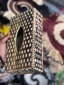 Serviettes holder Modern rustic décor element suitable for Airbnb, hotel, and home styling