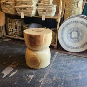 Side stools-coffee table Handcrafted African bohemian home décor piece designed to elevate modern interiors