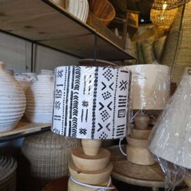 Swirl table lamp Beautiful handcrafted home accessory adding warmth and texture to any space