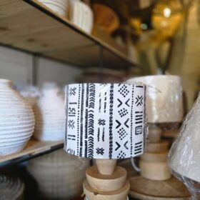 Swirl table lamp Beautiful handcrafted home accessory adding warmth and texture to any space