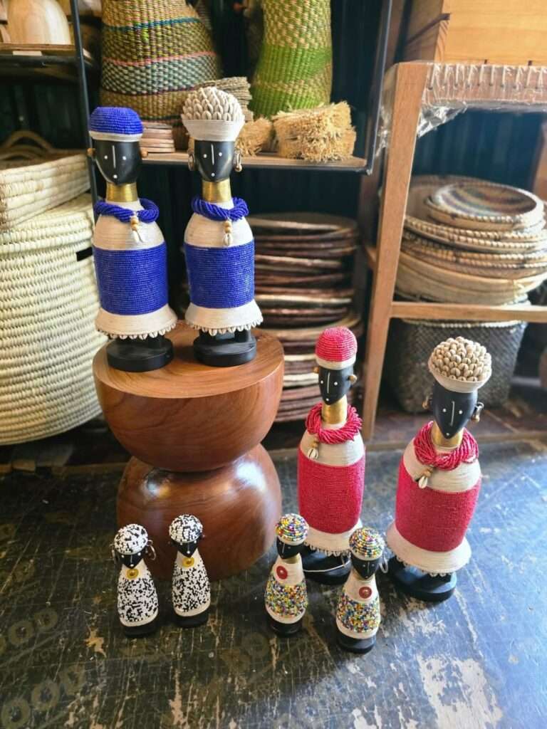 The Namji dolls from the Namji tribe in Cameroon Artisan-crafted decorative accessory designed for functional and aesthetic appeal