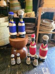 The Namji dolls from the Namji tribe in Cameroon Artisan-crafted decorative accessory designed for functional and aesthetic appeal