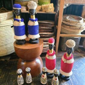 The Namji dolls from the Namji tribe in Cameroon Artisan-crafted decorative accessory designed for functional and aesthetic appeal