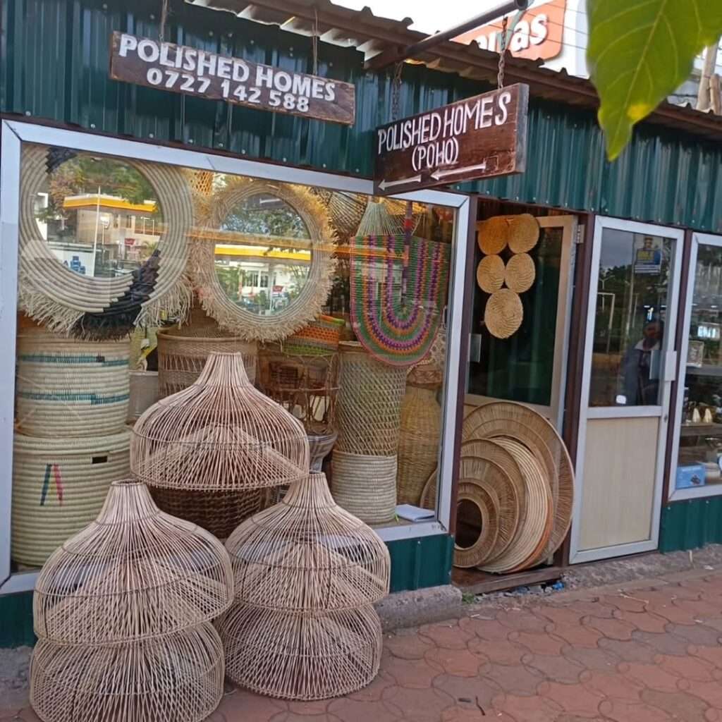 African woven lampshade designed for elegant lighting and bohemian interiors