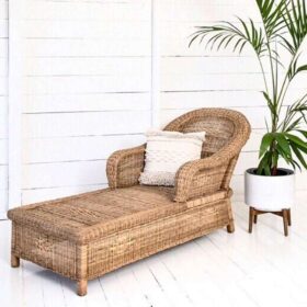 Sun lounger Handcrafted African bohemian home décor piece designed to elevate modern interiors