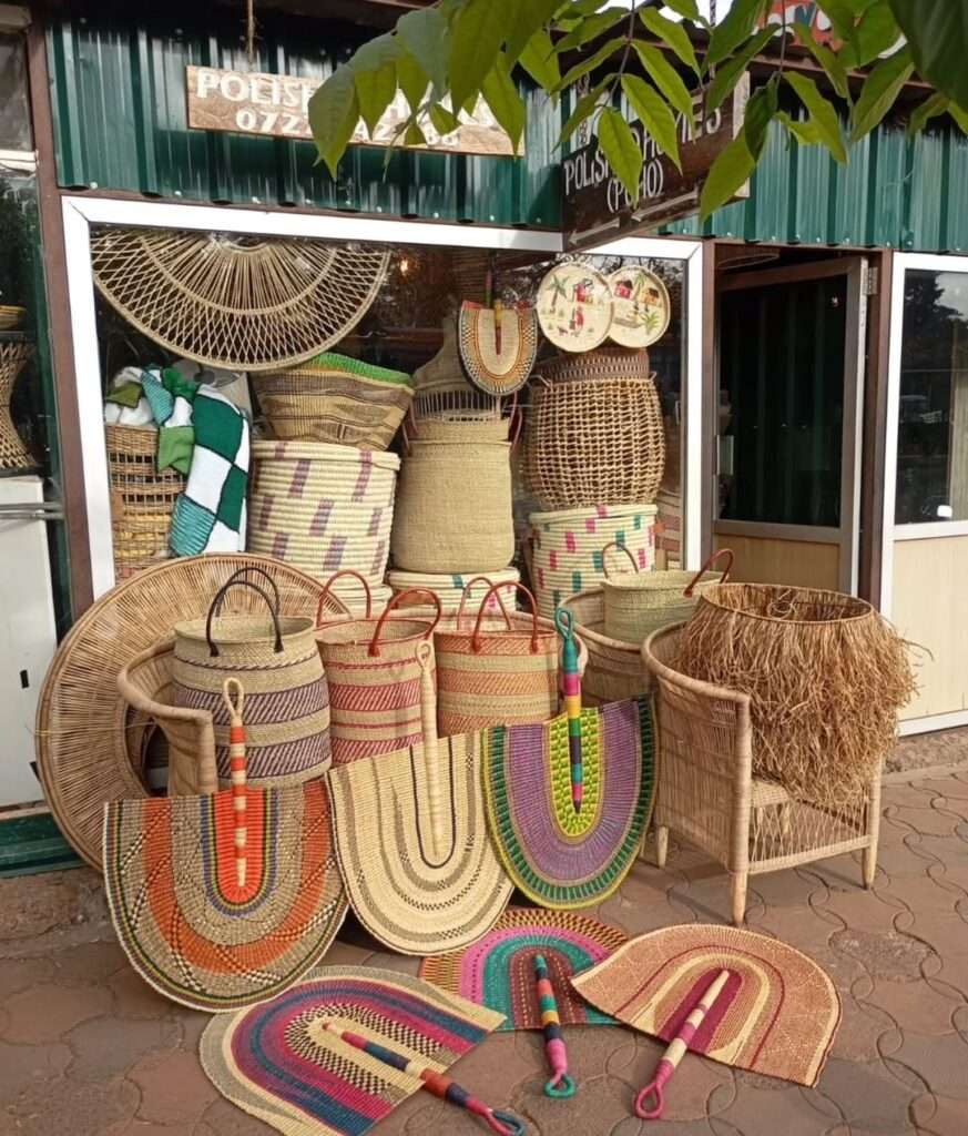 African decor styling set designed for coordinated home and hospitality interiors