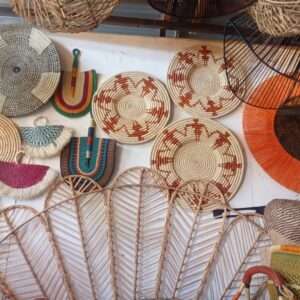 Raffia Wall Basket 3 Set