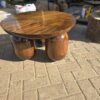 3 Legged Table Authentic made-in-Africa decorative item perfect for living rooms and commercial spaces
