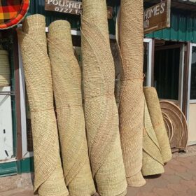 square reeds carpet 7x7 ft High-quality woven African décor piece for luxury and minimalist interiors